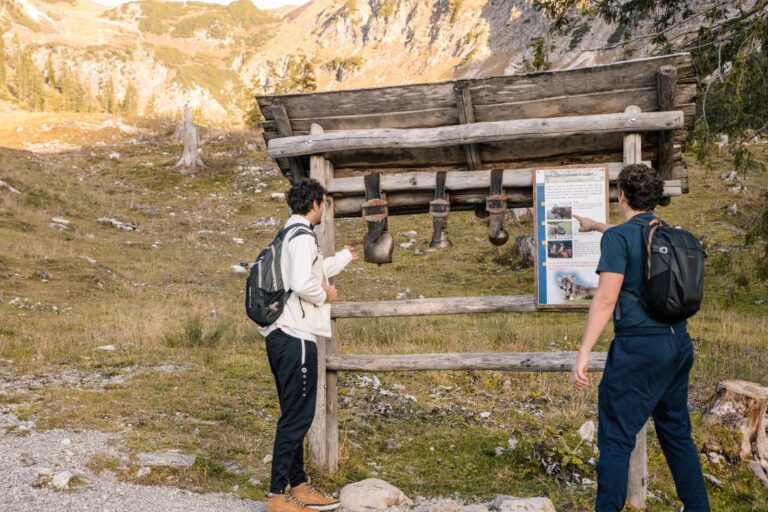 Wanderer erkunden Kuhglocken @Allgäu GmbH, Nikolas Seymour